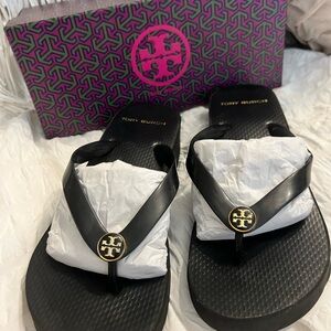 Tory Burch Black Flip-Flops